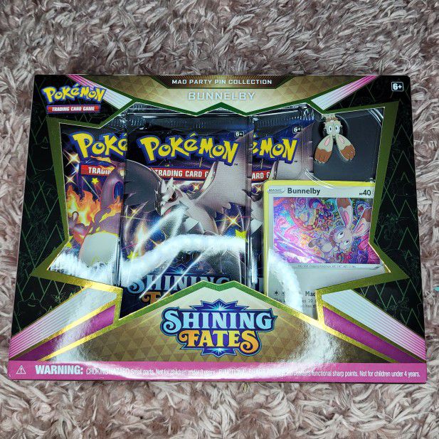 Bunnelby Shining Fates Pokemon Box FIRM PRICE NO DELIVERY SHIPPING AVAILABLE