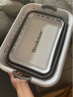 laundry basket that folds down