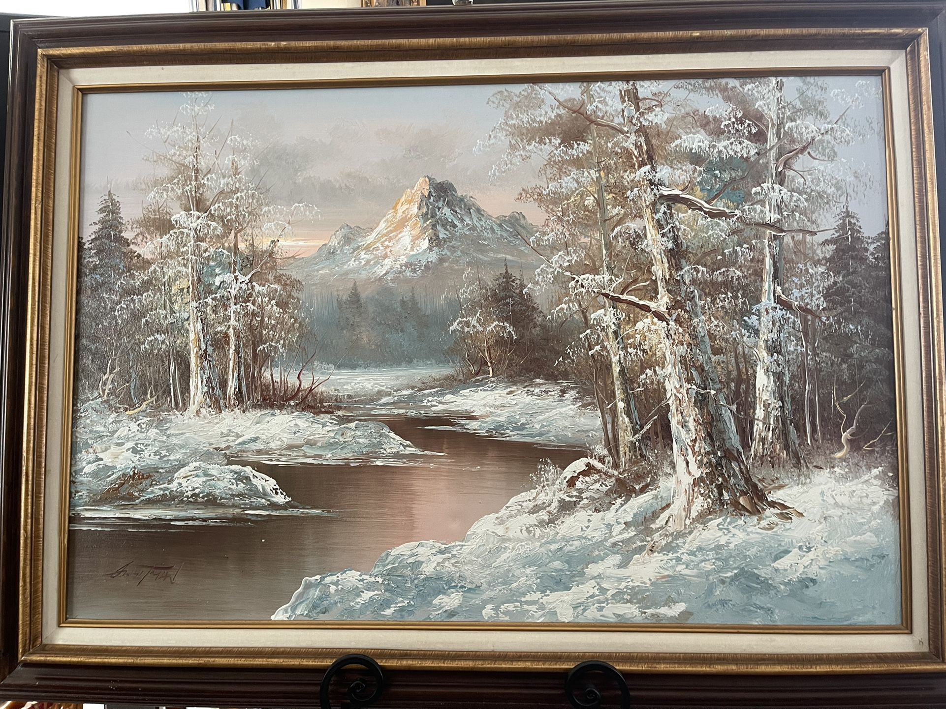 Stunning Oil Painting On Canvas Collectibles & Art