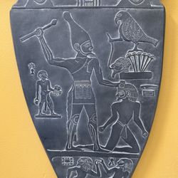 Egyptian-Inspired Relief Wall Plaque