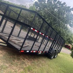 2023 BBTM 20’ x 7’ Tandem Axle Utility Trailer
