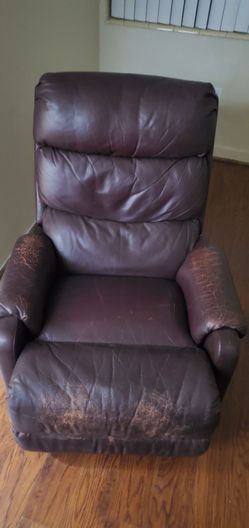 Leather recliner - free