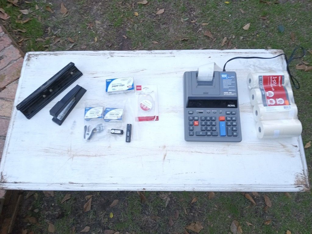 Professional Calculator & Miscellaneous Office Supplies For Sale