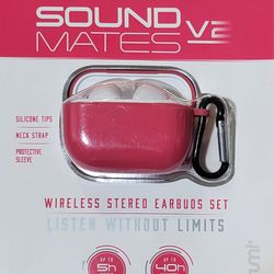 Tzumi Sound Mates V2 Wireless Stereo  Earbuds  Set