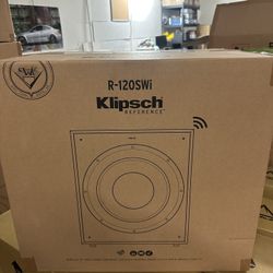 12" Klipsch High-Performance Wireless Subwoofer R-120SWI ( 2023 model )