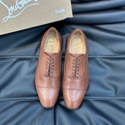 Christian Louboutin Men’s Leather Shoes With Box New