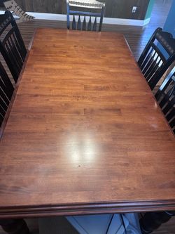 Dining table with 6 chairs