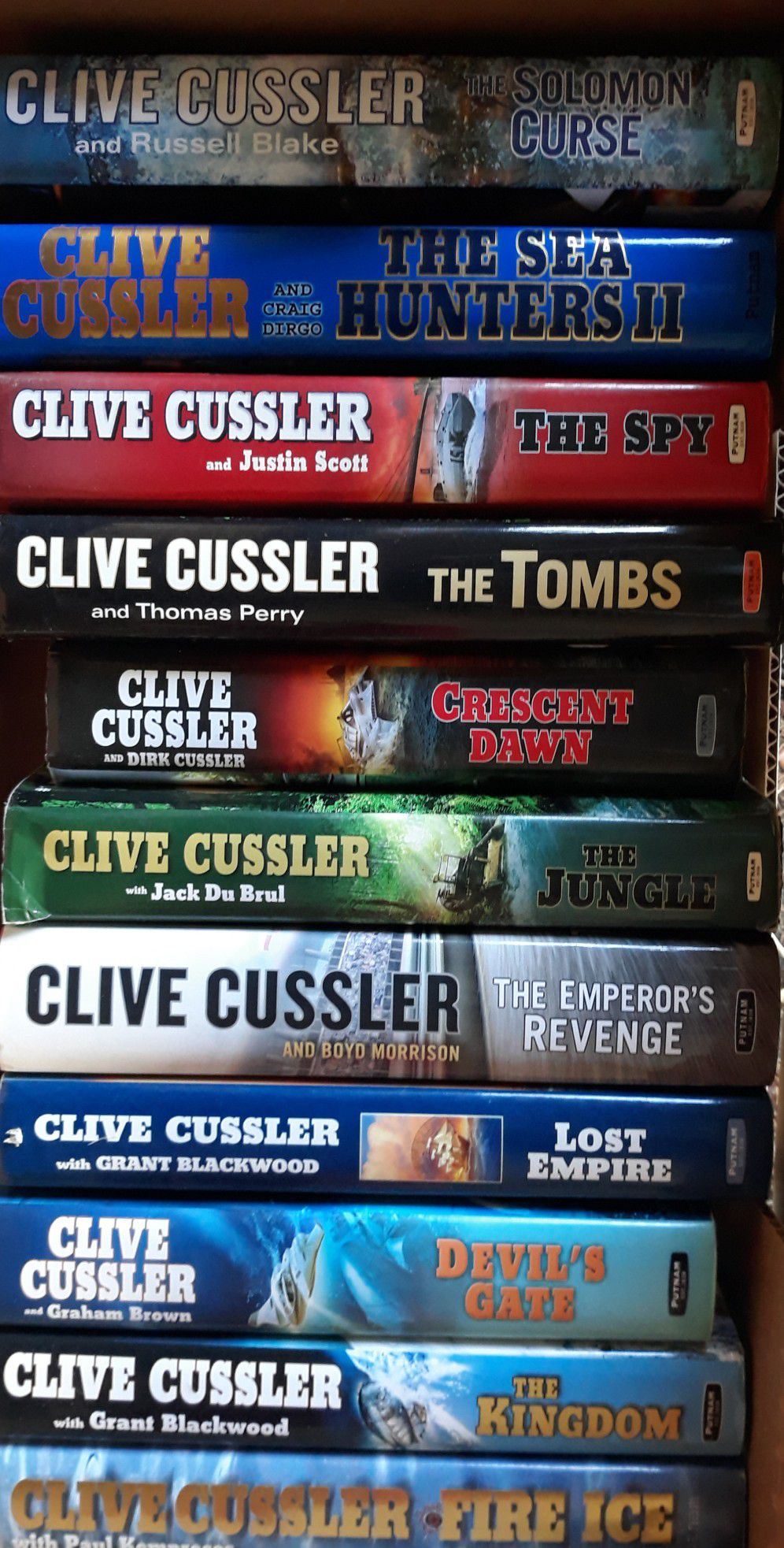 Books by Clive Cussler