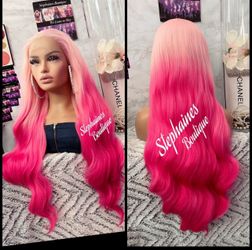 Human Hair Blended Lace Front Wig
