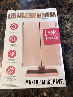 LED makeup mirror $25