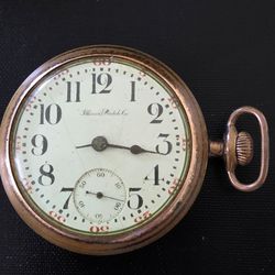 VTG Illinois 18s 17J Grade 69 Pocket Watch GF For Parts or Repair