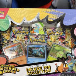 Ascended Heroes Deluxe Pin Collection $55 Firm Only. 