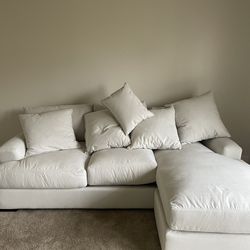 White Sectional Sofa 