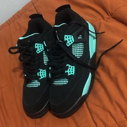 Jordan 4 Tiffany Blacks 