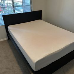Queen Mattress and Bed Frame 