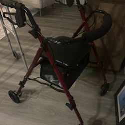 Rollater Rolling Foldable Walker