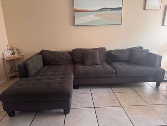 Large L-Shaped Sectional Couch – $350 OBO