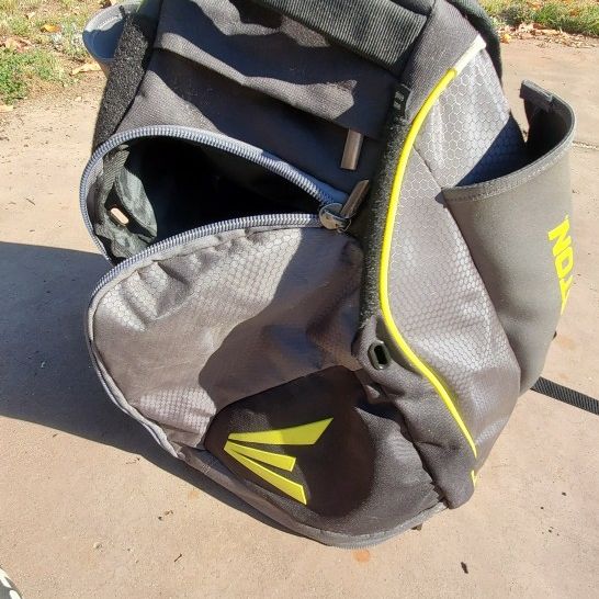 Youth Baseball Bag, Bat, Helmut And Gloves