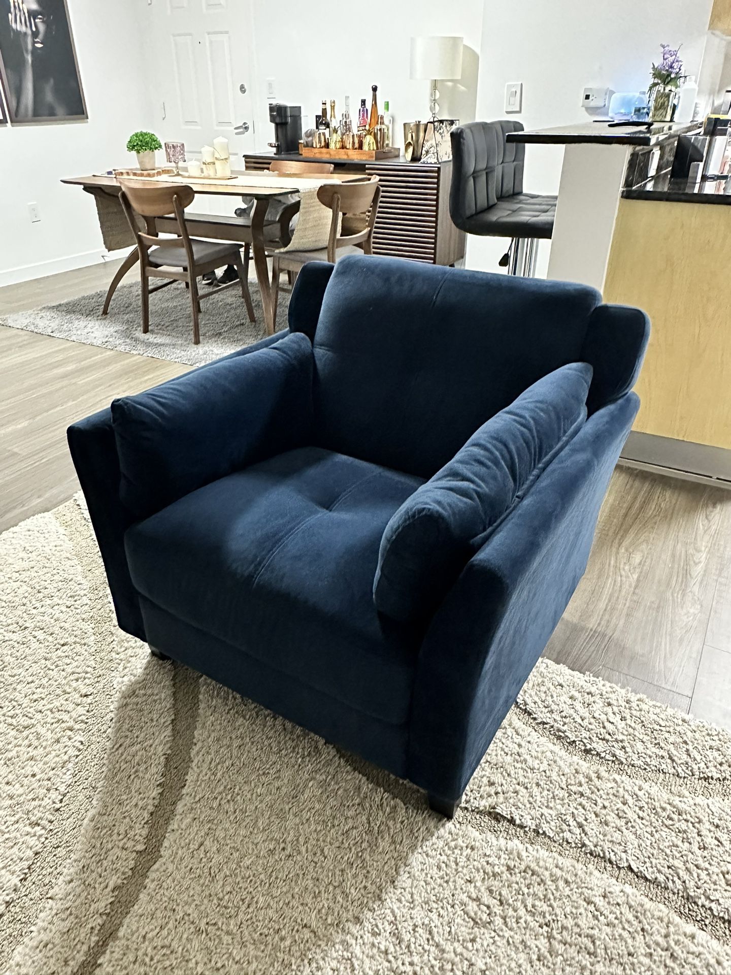Navy blue Armchair