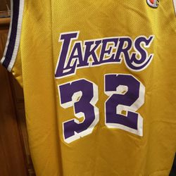 Ervin Magic Johnson Los Angeles Lakers 90’s Champion Jersey XL YOUTH