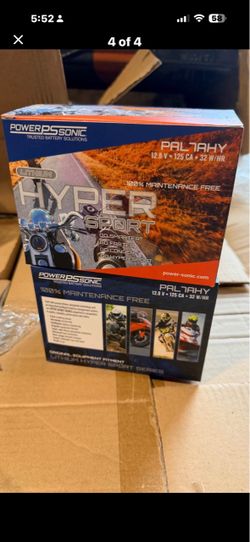 Power-Sonic PAL7AHY Lithium Hyper Sport Battery