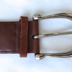 new MICHAEL KORS BLACK WEAVED WOVEN LEATHER BELT L