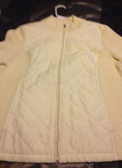 Yellow Croft and Barrow Sweater Jacket L