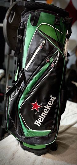 NEW Callaway Heineken Green/Black Double Strap Stand/Carry Golf Bag