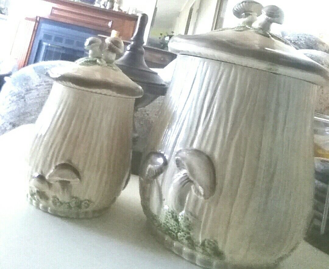 Mushroom Decorative Kitchen Jars "Ceramic"