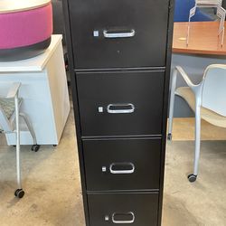 Metal 4 drawer vertical file cabinet