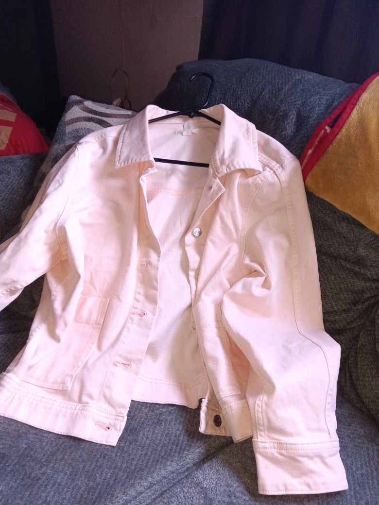 Pink Jean Jacket