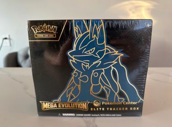 Mega evolution lucario pokemon center etb (please read description)
