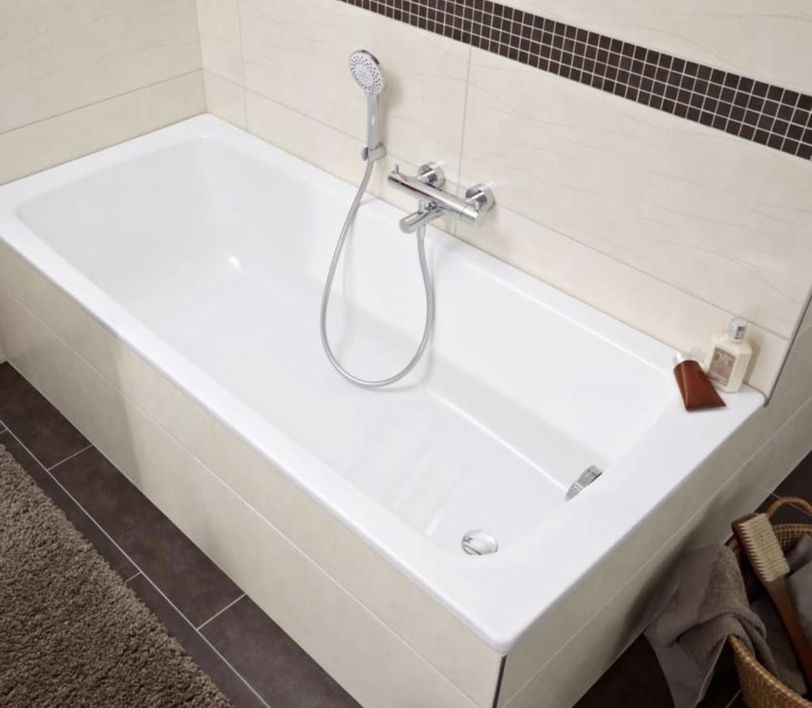 Kaldewei 747-V10 Cayono 60" Drop In Enameled Steel Soaking Tub Alpine White 7 Available
