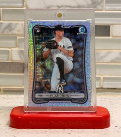 2026 Bowman Chrome Cam Schlittler Mega Box Mojo Refractor RC #53 Yankees