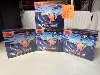 Got 4 ETB chaos Rising for sale NEED GONE ASAP