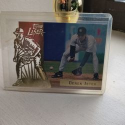 Derek Jeter Vintage Baseball Card Clean 