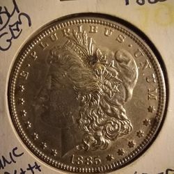 1885 Morgan Silver Dollar 