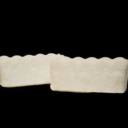 Fire-king Anchor Hocking Milk Glass planters 