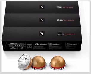 Nespresso Cápsulas Vertuo, Double Espresso Dolce, 30 cápsulas de espresso, prepara 2.7 onzas.