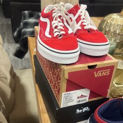 vans red