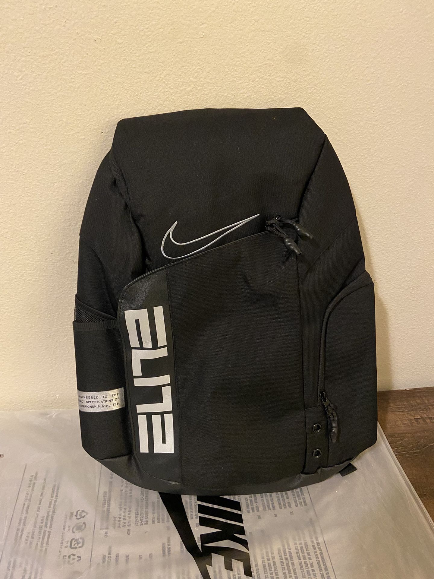Nike Elite Pro Backpack Silver 