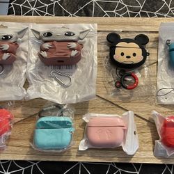 Airpod Pro Cases And 1&2 Cases First Puf Are The Ori Cases  $6 Each 