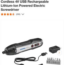 Dremel Electric screwdriver Also USB