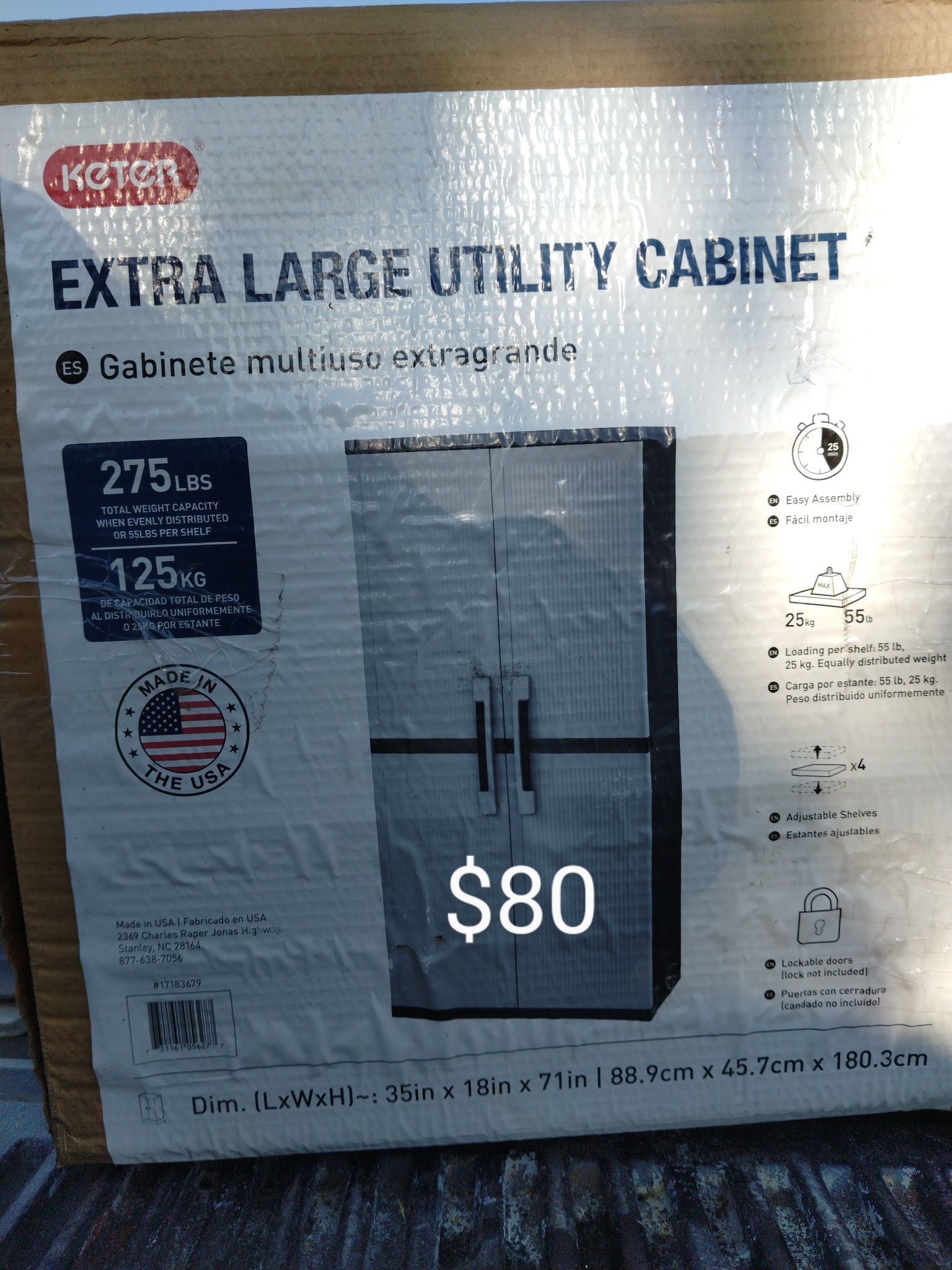 Keter Extra Large Utility Cabinet