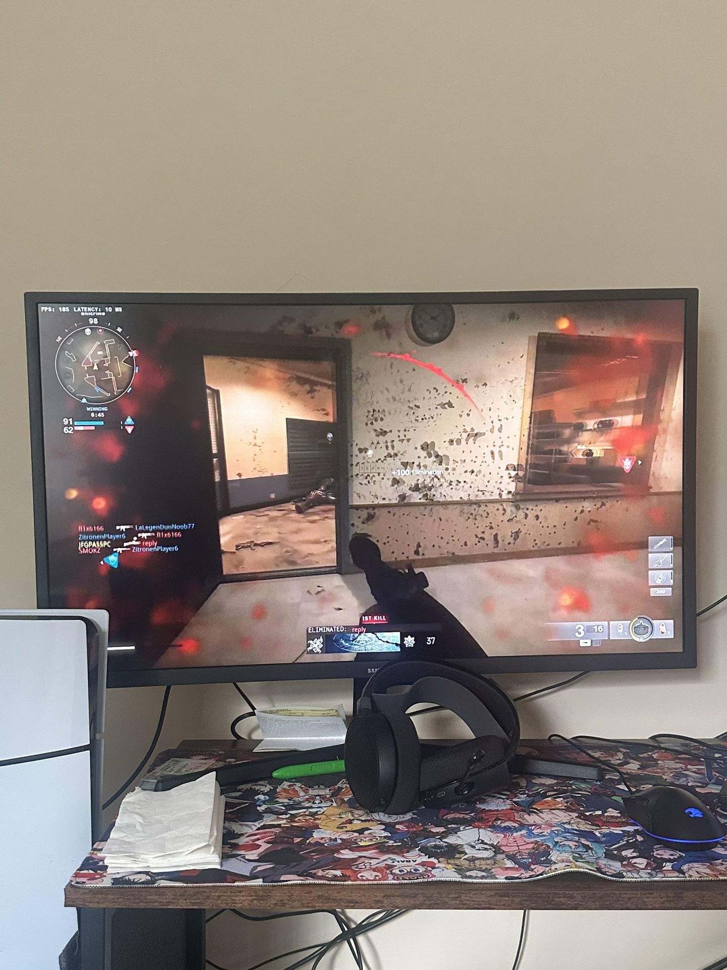 PS5 W/monitor