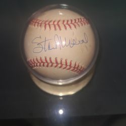 Stan Musial Autographed Baseball Rawlings Official Ball National League