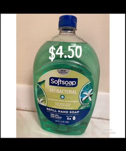 Soft soap Refill $4.50