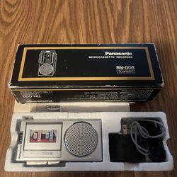 Panasonic RN-003 Micocassette Recorder 2 Tapes