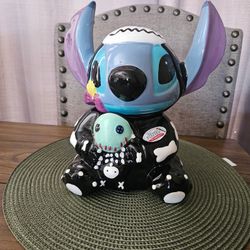 Disney Stitch Halloween Cookie Jar