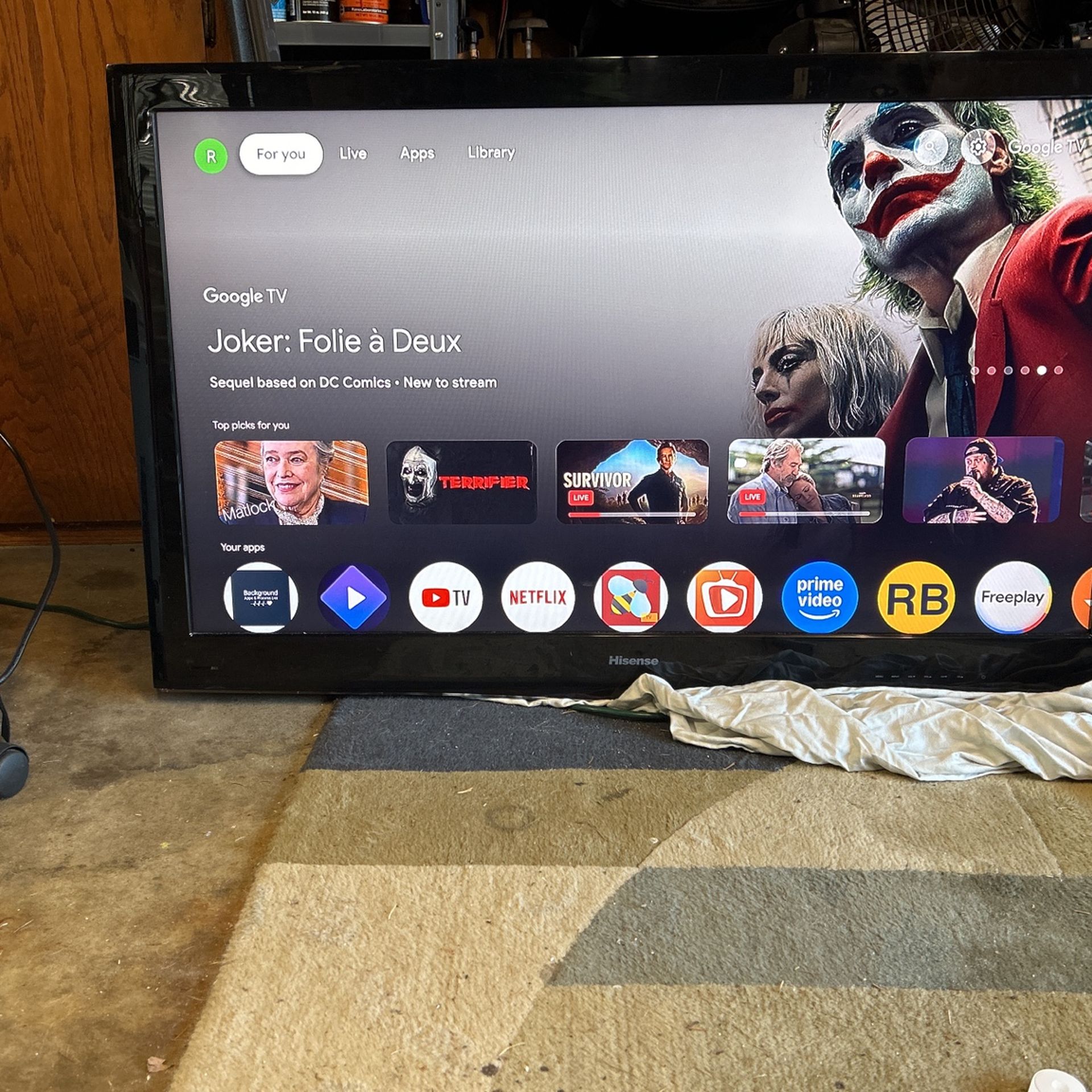 Hisense 46” TV